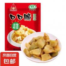 爽口榨菜芯去皮芥菜咸菜蔬菜开袋即食泡菜食材京东超巿 榨莱丝50g/袋3袋